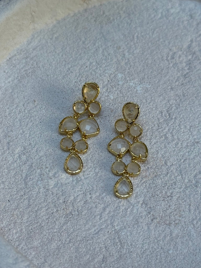 BOUCLES D'OREILLES MARBELLA VERTES