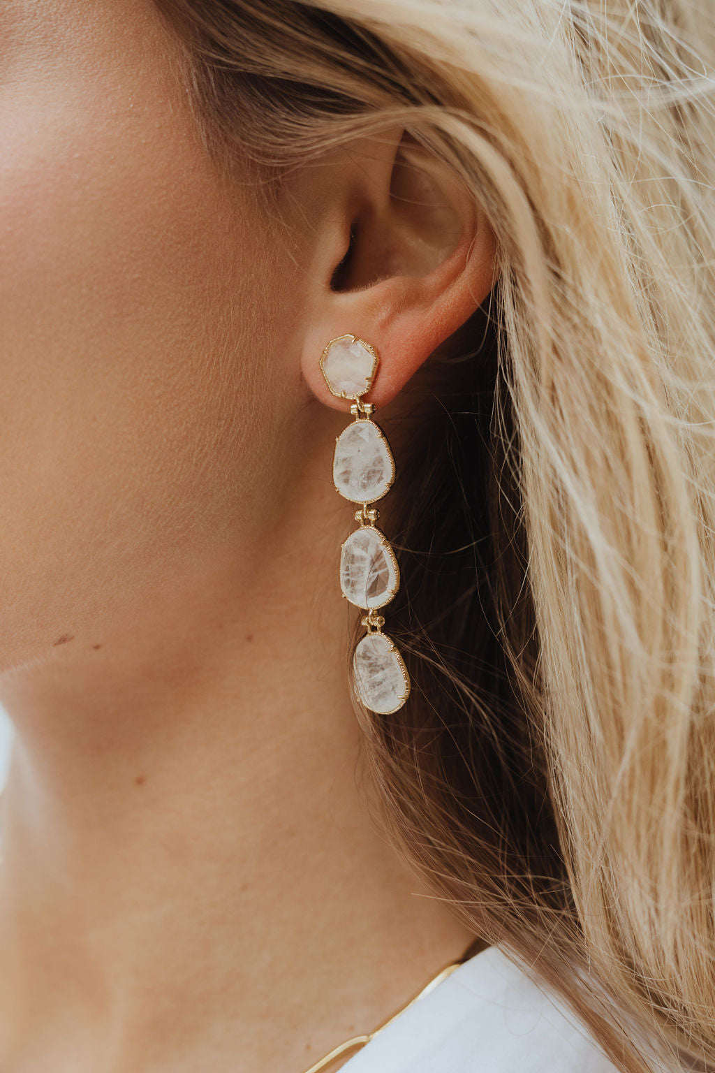 BOUCLE D'OREILLES CABRERA BLANCHE