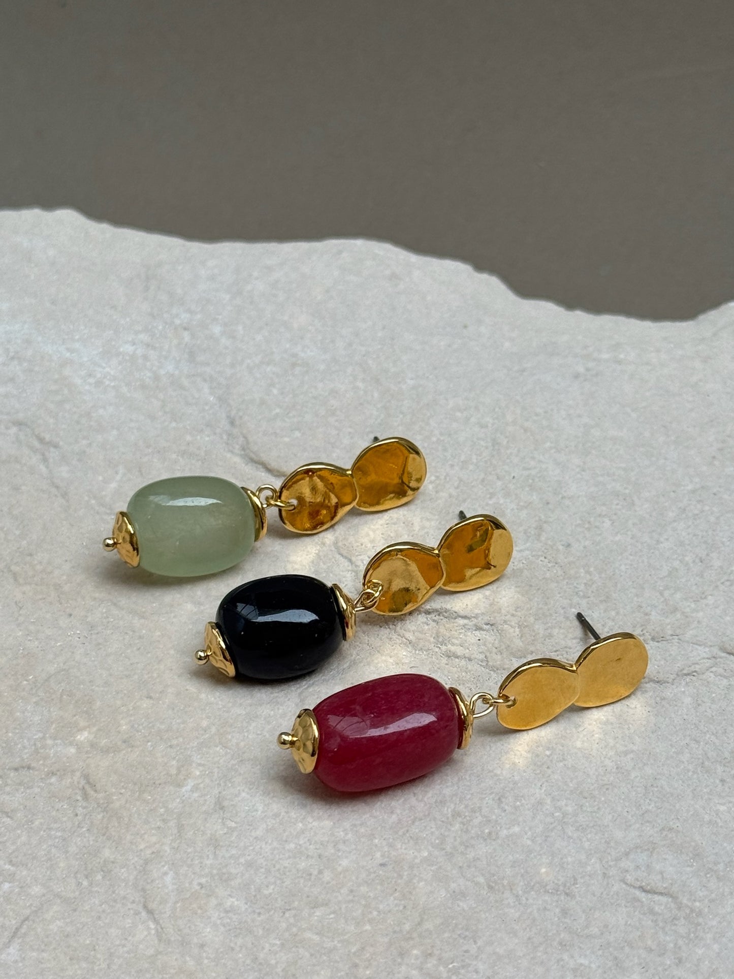 BOUCLE D'OREILLES GRACIOSA VERTE