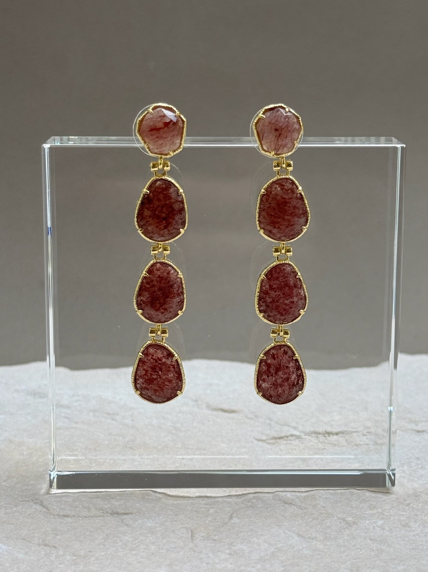 BOUCLE D'OREILLES CABRERA ROSE