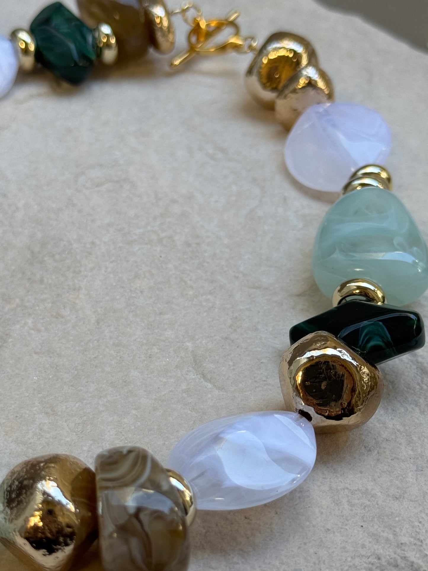 COLLIER OLIVENZA BLEU