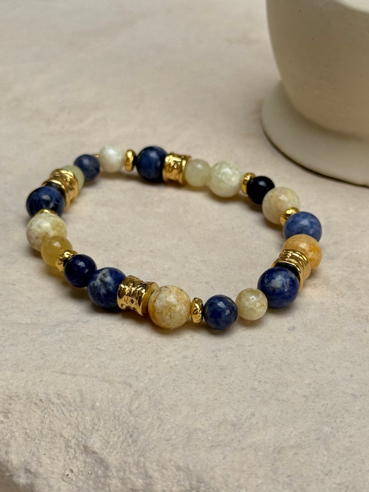 BRACELET ÉLASTIQUE LUMIÈRE BLEU