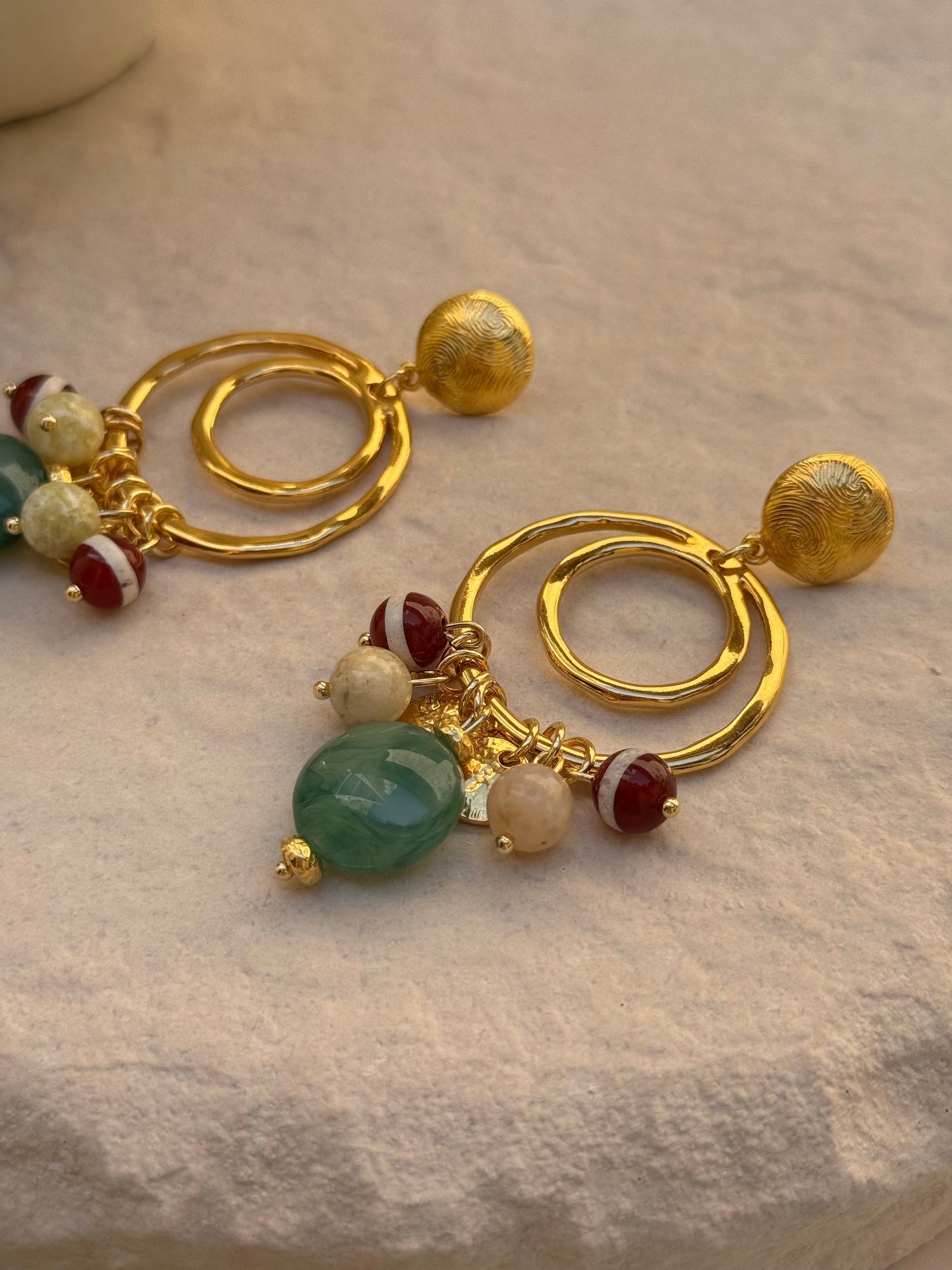 BOUCLES D'OREILLES OPALE