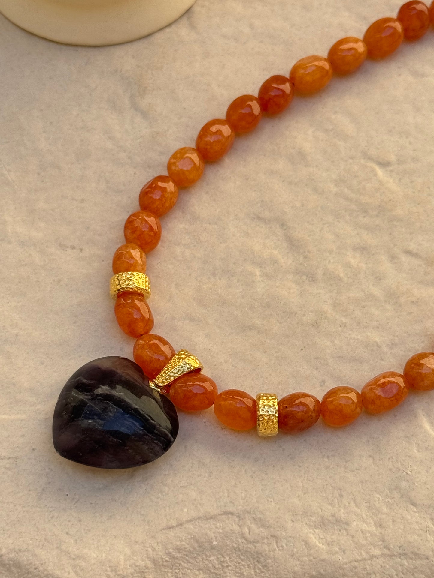 COLLIER SOLSTICE ROUGE