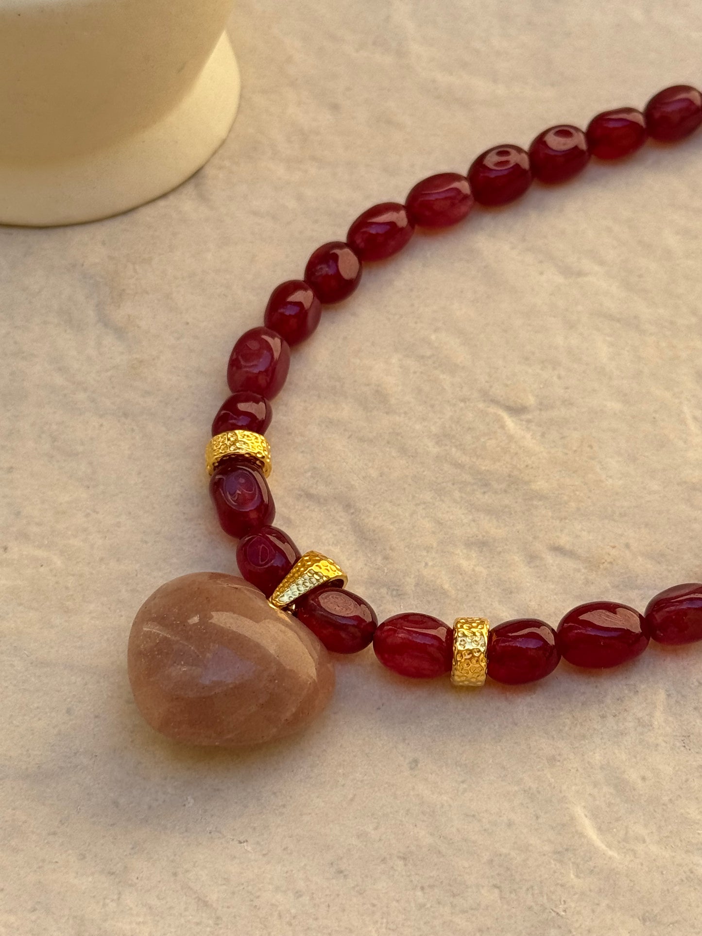 COLLIER SOLSTICE ROUGE