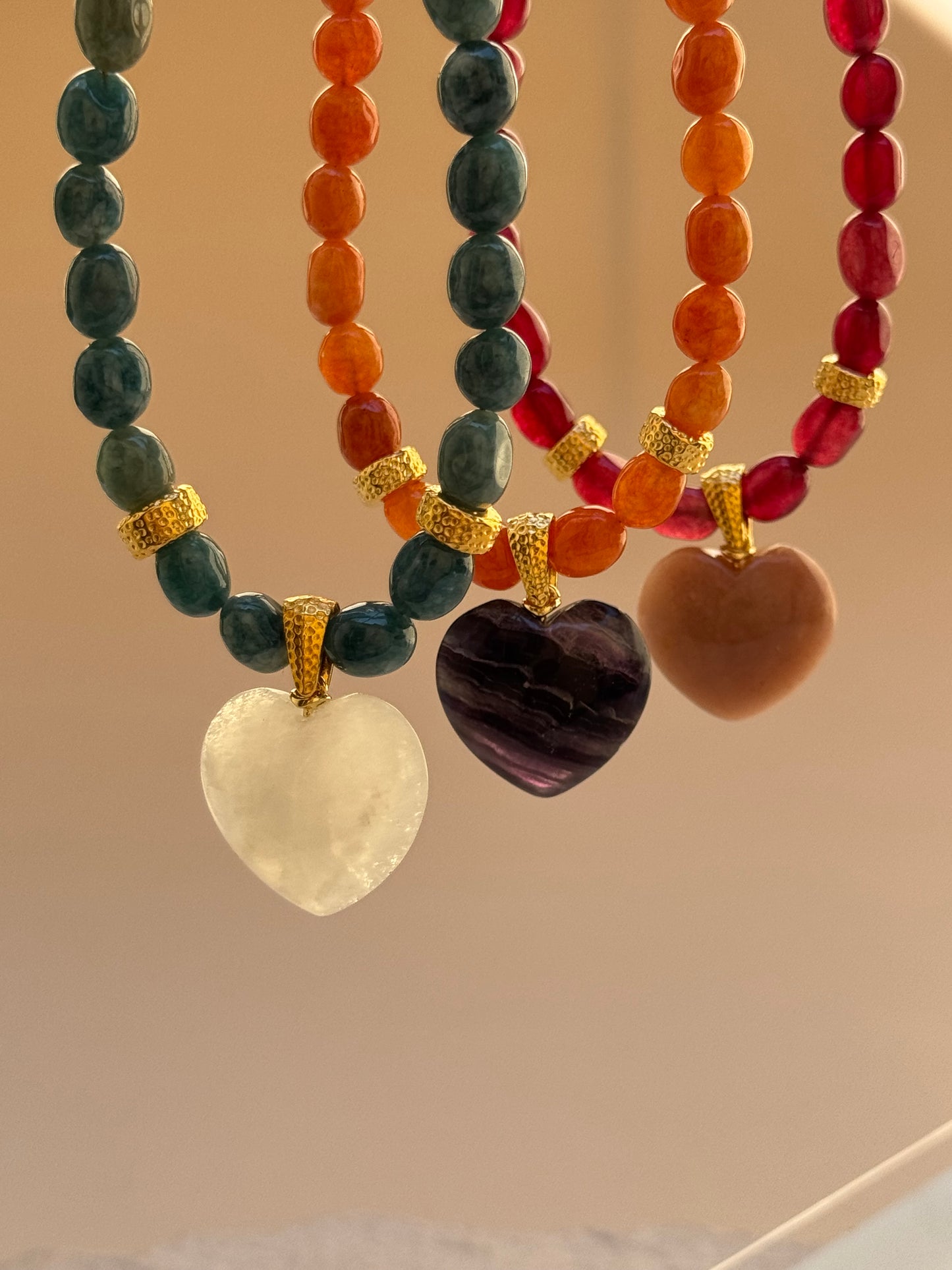 COLLIER SOLSTICE ROUGE
