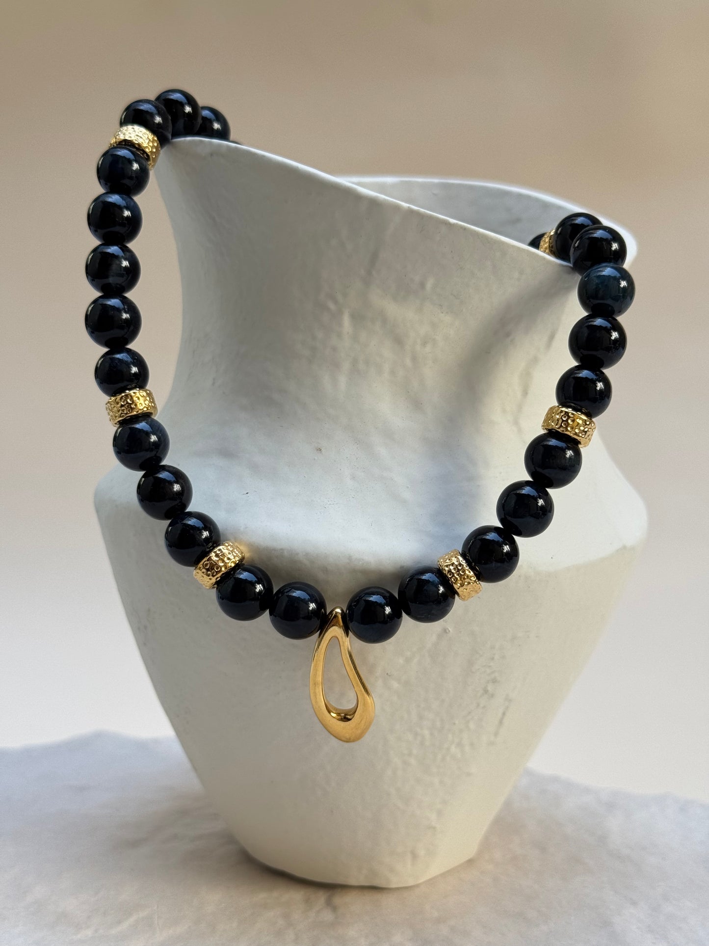 COLLIER SOUPIR MARRON GLACÉ