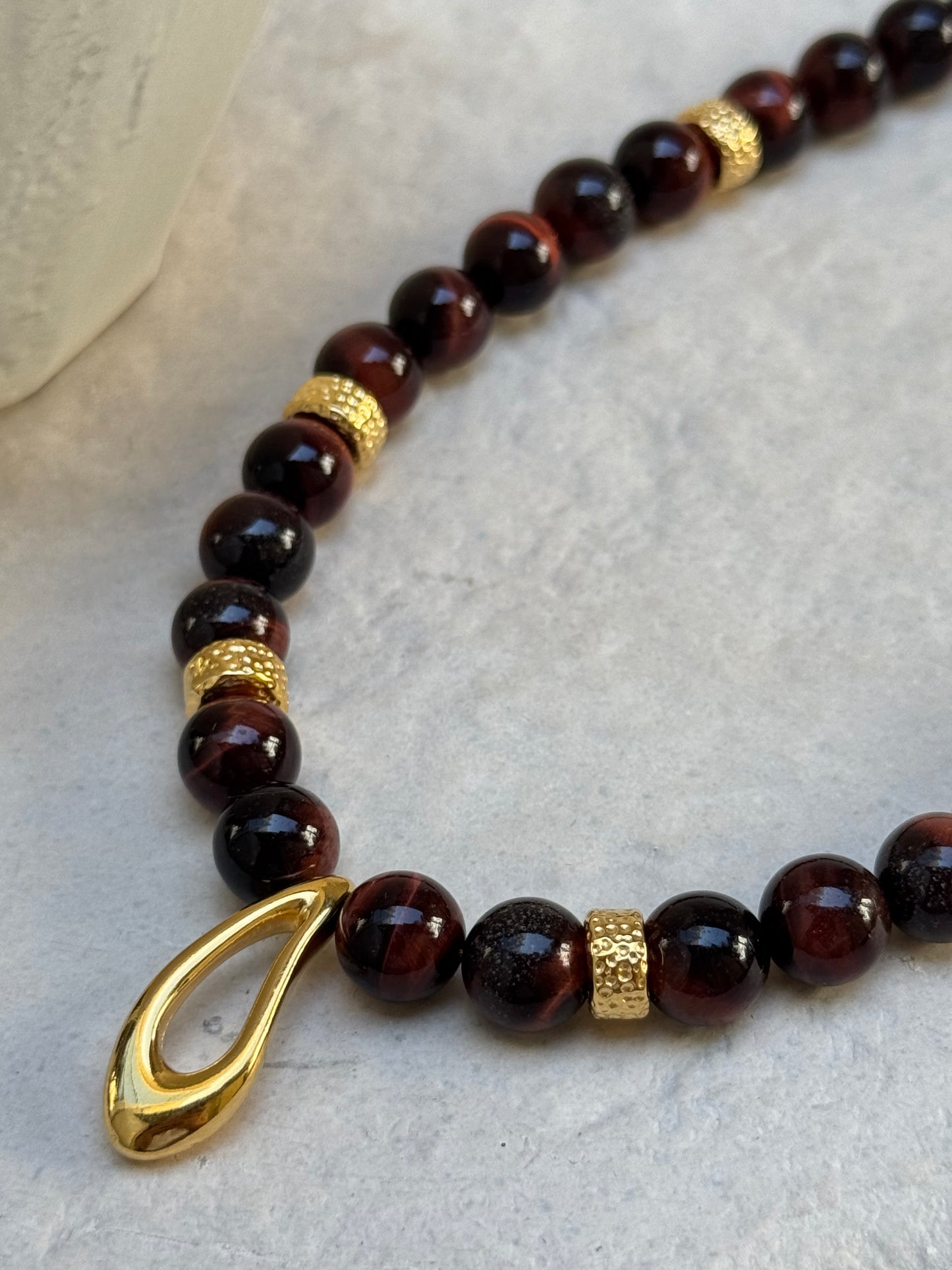 COLLIER SOUPIR MARRON GLACÉ