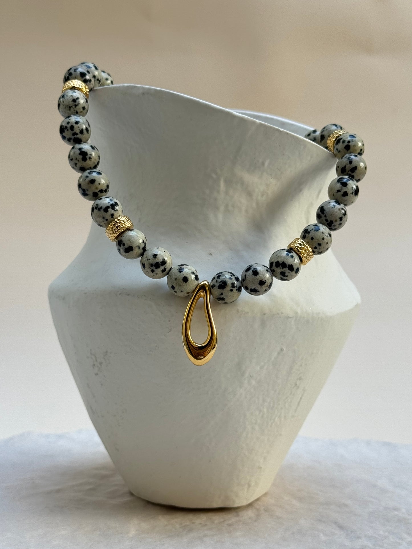 COLLIER SOUPIR MARRON GLACÉ