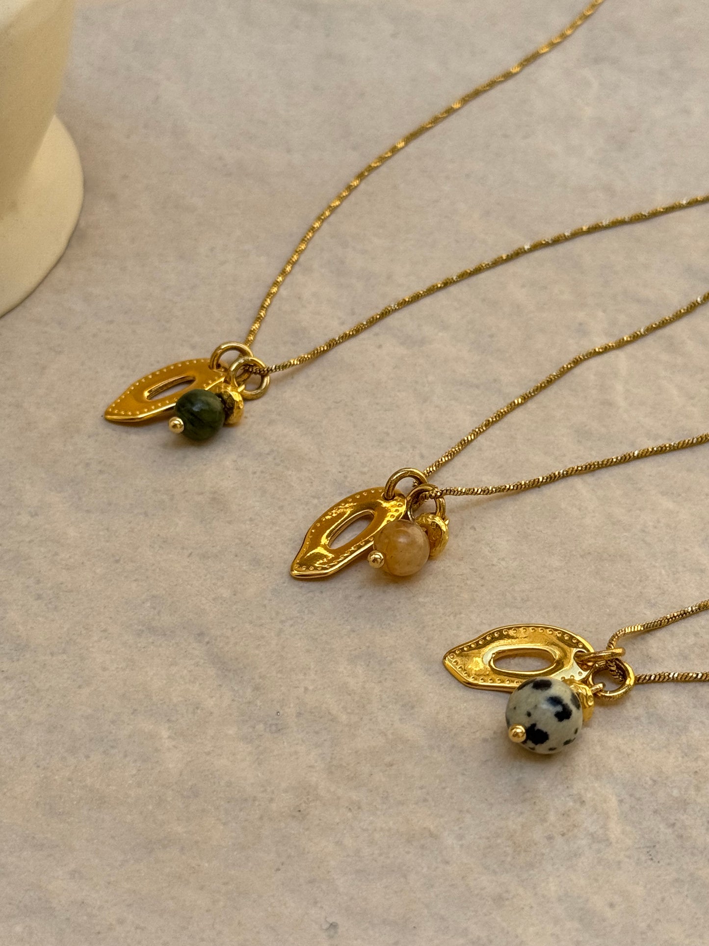 COLLIER AURORE VERT