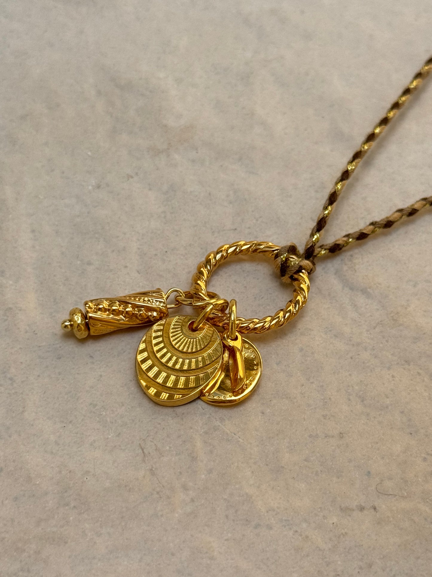 COLLIER CORDON HALO