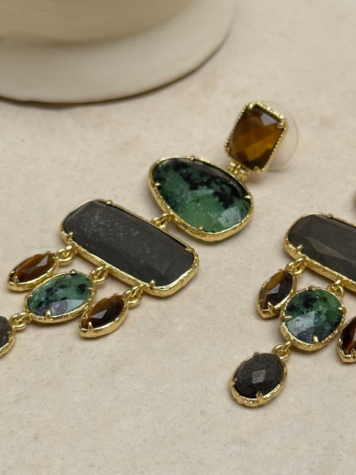 BOUCLES D'OREILLES QUARTZ