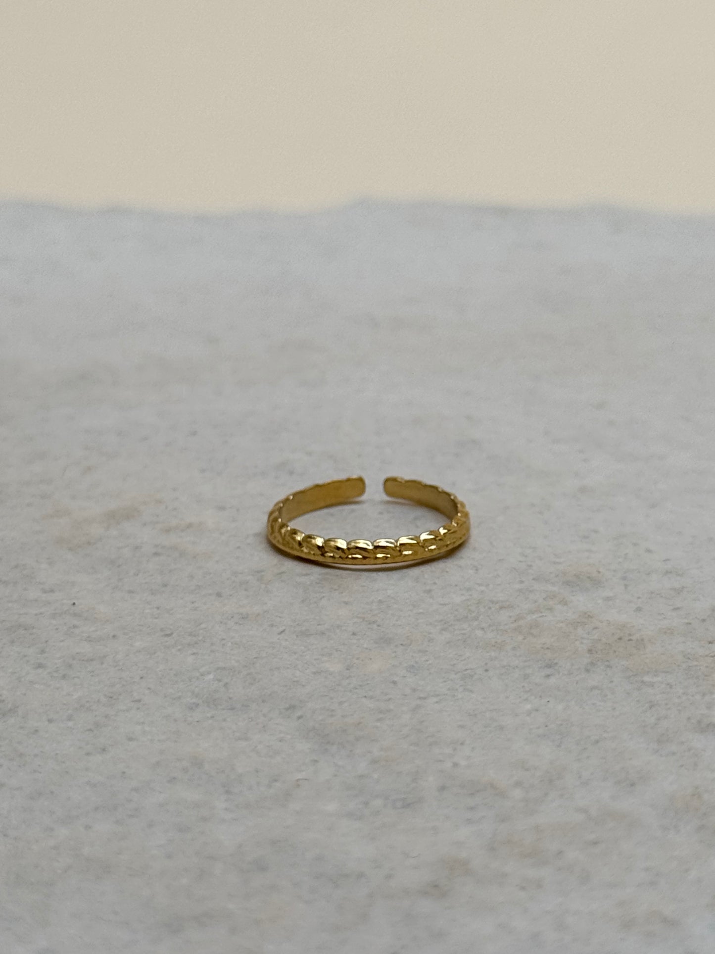 BAGUE ONDE (Petit doigt)