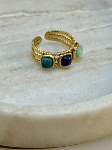 BAGUE LENA BLEUE