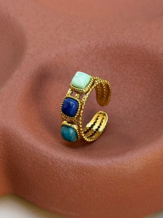 BAGUE LENA BLEUE