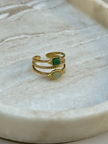 BAGUE LUZ NOIRE