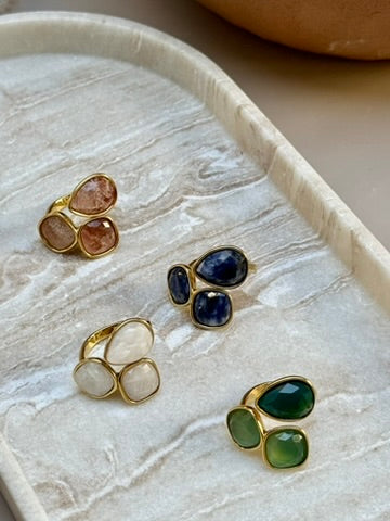 BAGUE EMMA BLEUE