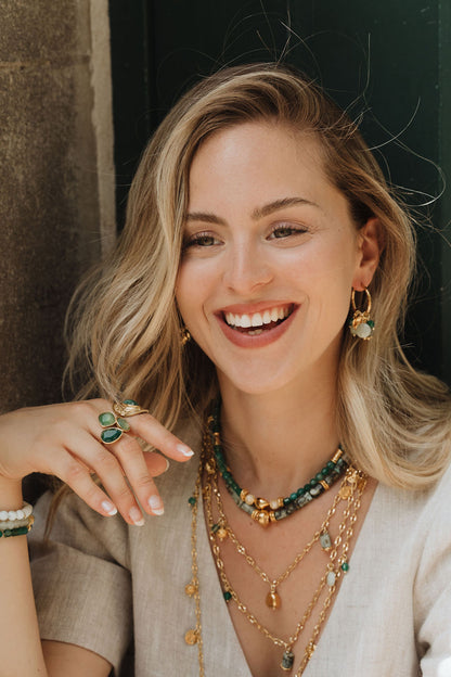 BAGUE EMMA BLEUE