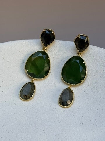 BOUCLES D'OREILLES ARIADNA BLEUE