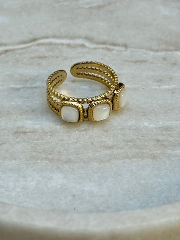 BAGUE LENA BLEUE