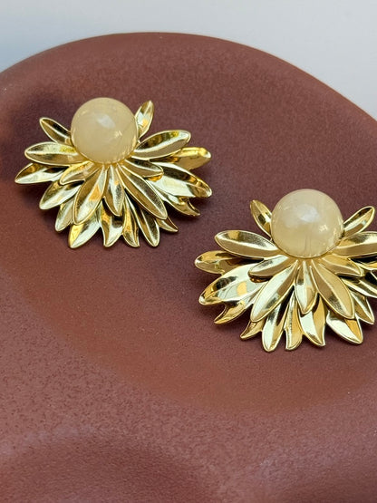 BOUCLES D'OREILLES HANA BEIGE
