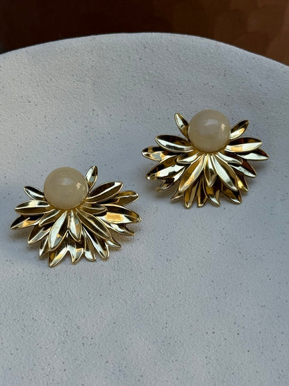 BOUCLES D'OREILLES HANA BEIGE