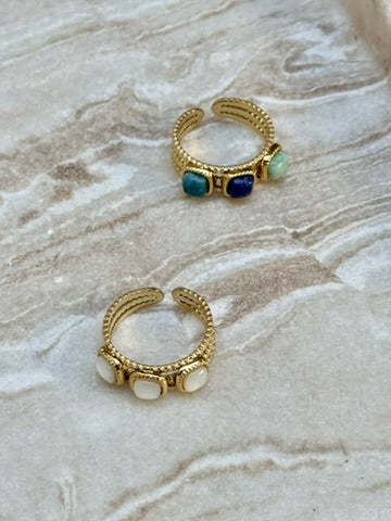 BAGUE LENA BLEUE