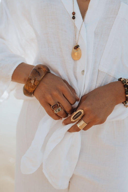 BAGUE AMBRE