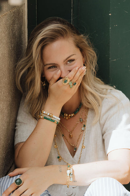 BAGUE EMMA BLEUE
