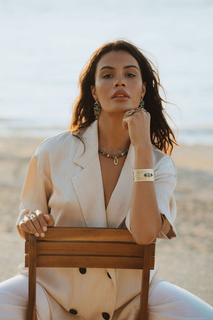 COLLIER SOUPIR VERT
