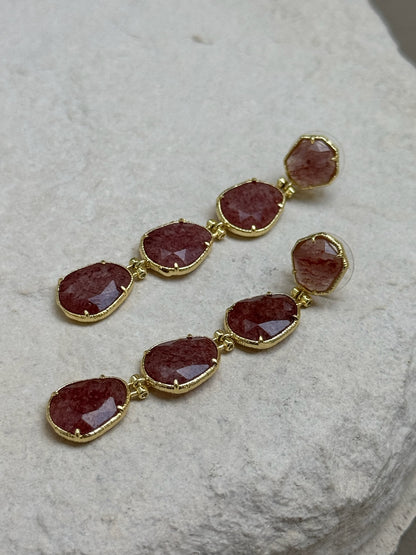 BOUCLE D'OREILLES CABRERA ROSE