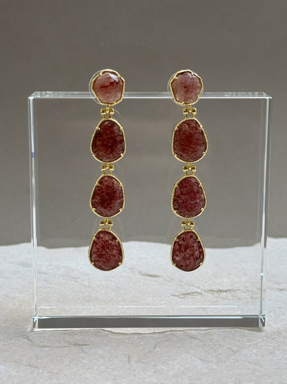 BOUCLE D'OREILLES CABRERA ROSE