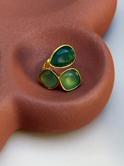 BAGUE EMMA BLEUE