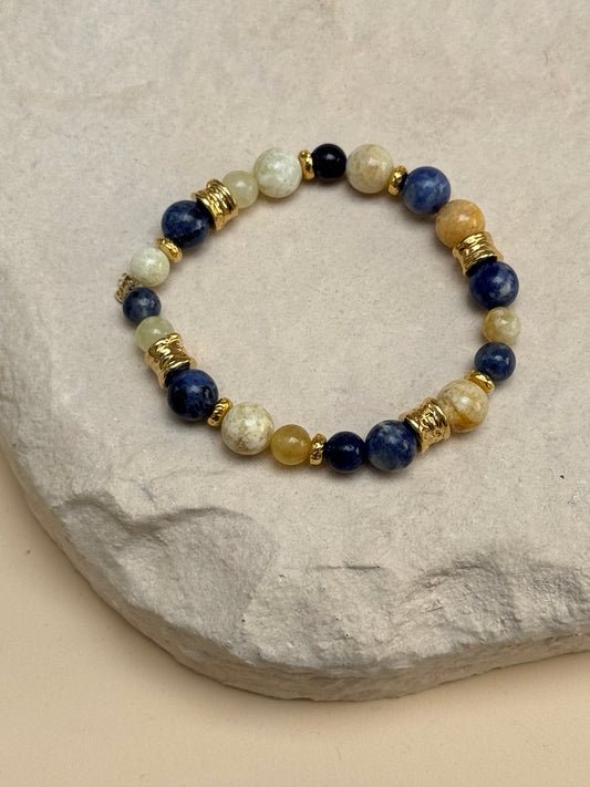 BRACELET ÉLASTIQUE LUMIÈRE BLEU
