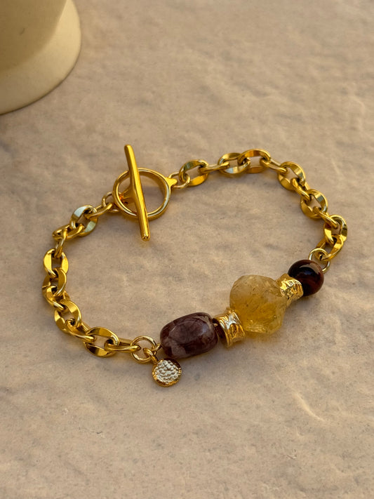 BRACELET VERTIGE JAUNE