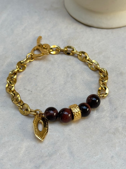 BRACELET SOUPIR MARRON