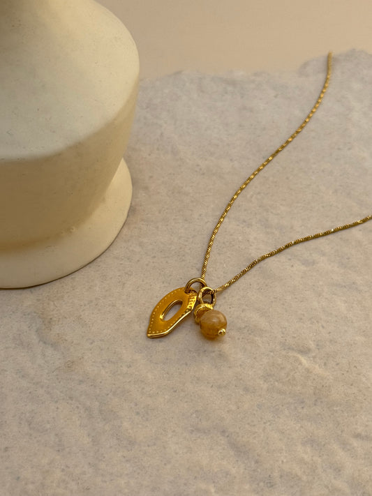COLLIER AURORE JAUNE