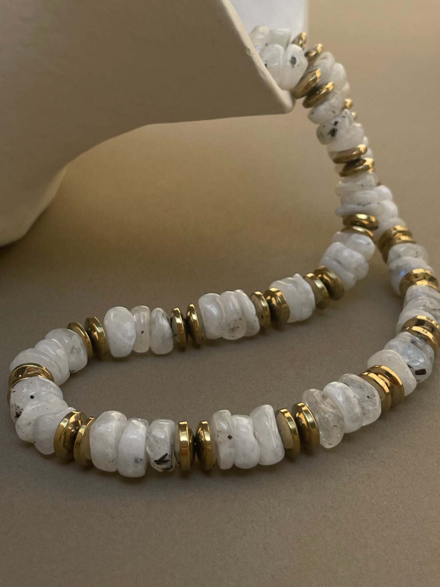 COLLIER AEGIR BLANC