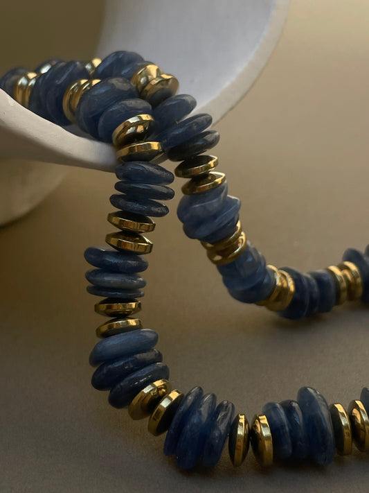 COLLIER AEGIR BLEU